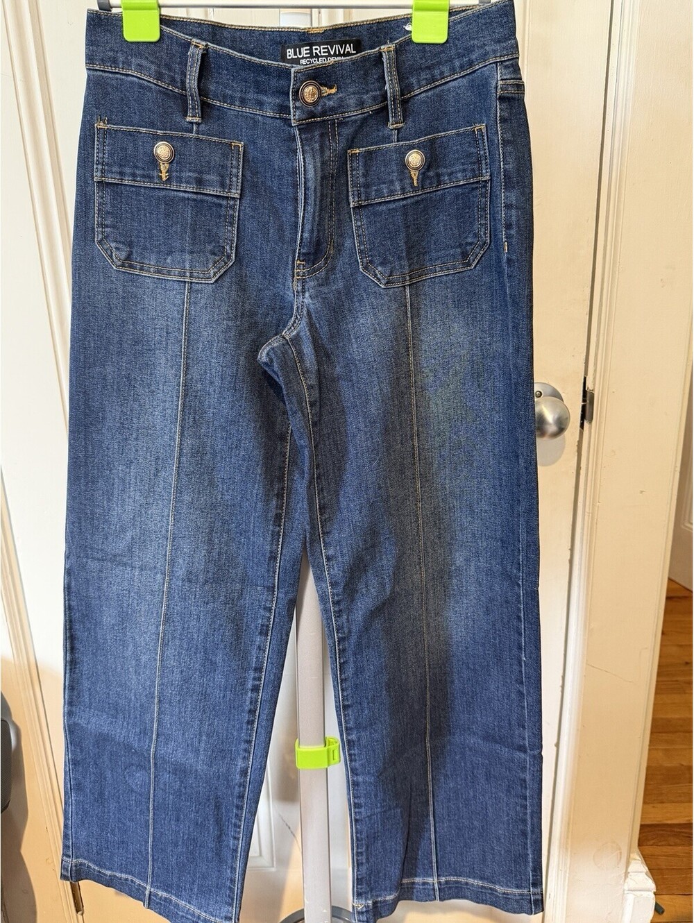 Blue Revival Recycled Blue Jeans Women Waist 26